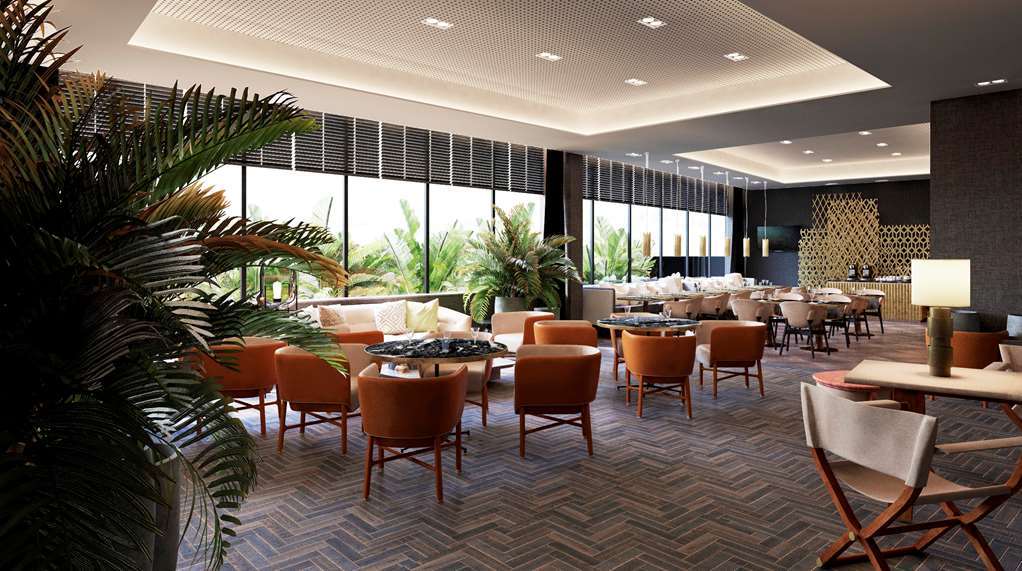 Hilton Tanger City Center Tânger Restaurante foto The interior of the restaurant
